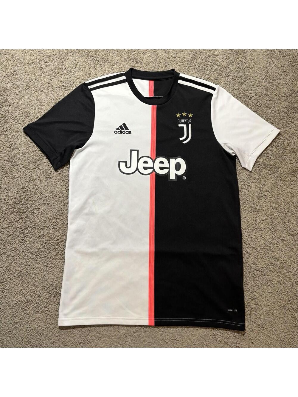 Cristiano Ronaldo Juventus Jersey 2019-20 Home Adidas Climalite Men's Medium CR7
